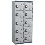 Vestiaire 10 cases Seamline Optimum® - 2 colonnes 400 mm socle - Acial