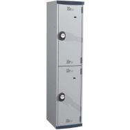 Vestiaire 2 cases Seamline Optimum® - 1 colonne 400 mm socle - Acial