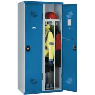 Vestiaire 2 colonnes Seamline Optimum® 400 mm sur socle - Acial