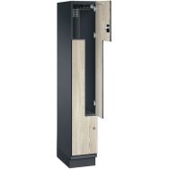Vestiaire 2 portes L Bois 400 L400xH1850xP525