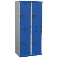 Vestiaire 4 cases Seamline Optimum® - 2 colonnes 400 mm socle - Acial