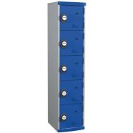 Vestiaire 5 cases Seamline Optimum® - 1 colonne 400 mm socle - Acial