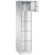 Vestiaire 5 cases antivandalisme - 1 colonne 380 mm - Sur socle - CP
