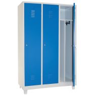 Vestiaire monobloc industrie salissante - 1 à 3 colonnes - Sur pieds - Manutan Expert