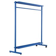 Vestiaire mobile porte-cintres Bleu
