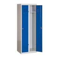 Vestiaire soudé DURO POP - 2 colonnes - Bleu