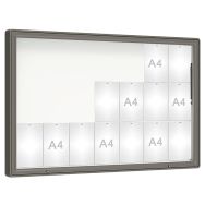 Vitrine 2000 murale simple face - Procity