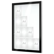Vitrine Edge murale épaisseur 80 mm - Procity