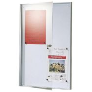 Vitrine Extra-plate 63,5 x 67 (6 A4) coloris naturel