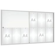 Vitrine Référence 75 x 140 cm - anodisé