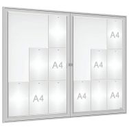 Vitrine Tradition 105 x 140 cm - anodisé