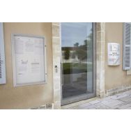 Vitrine affichage d'extérieur Classique porte battante 97,5 x 71 cm 9 A4