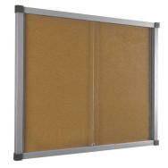Vitrine d'intérieur Cube L 60 cm x H 104.8 cm fond liège