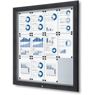 Vitrine extérieure verrouillable avec vérin - Showdown Displays