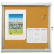 Vitrine intérieur Design -  Fond liège - Porte en plexiglass - Vanerum