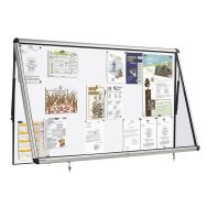 Vitrine porte relevable 24 A4 L/H : 99,5 x 178,5 cm