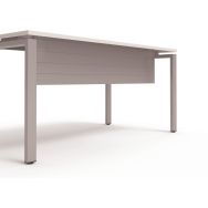 Voile de fond métallique 130 cm - Eol