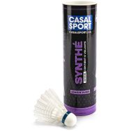 Volants de badminton synthé blanc