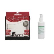 Lot de 5 flacons nettoyant et 1 microfibre pour tableau blanc - Vanerum