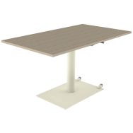 Table MANO mobile rectangulaire hauteur réglable plateau stratifié - Mobidecor