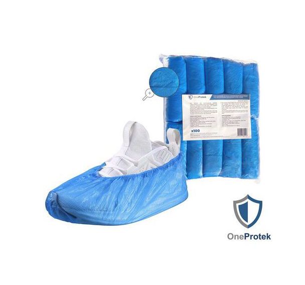100 Sur-chaussures imperméable en CPE compatible agroalimentaire