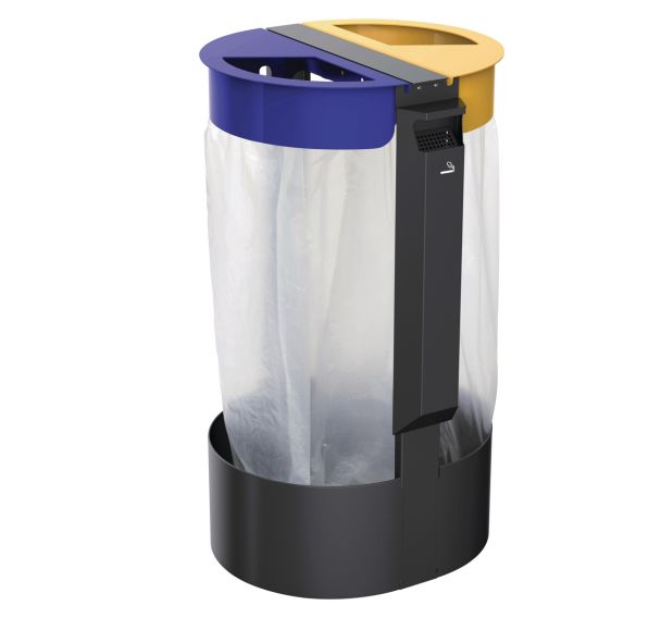 2 cendr/poub 2x75l/3l sur pied - Citwin premium - Rossignol Pro
