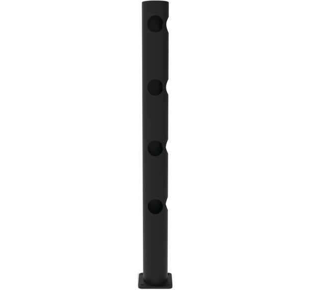 4 poteaux d'angle 90° Ø 110x1200 mm DELTA - D-Flexx
