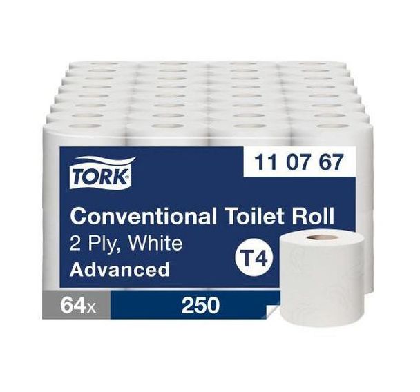 64 rouleaux Papier toilette Tork Advanced T4