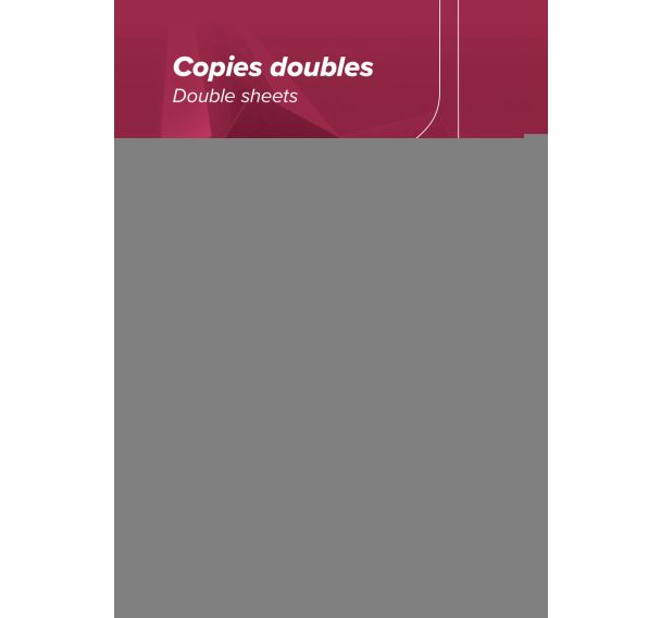 7000, Copies doubles non perfs/film 21x29,7 200p Q.5x5 70g