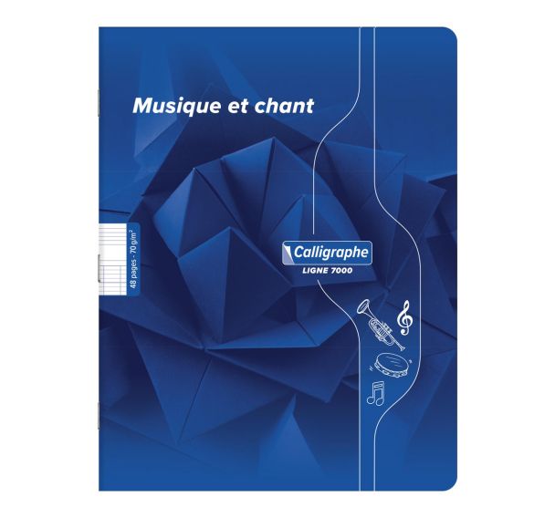 7000, Piqûre musique & chant 17x22 48p séyès/portées 70g