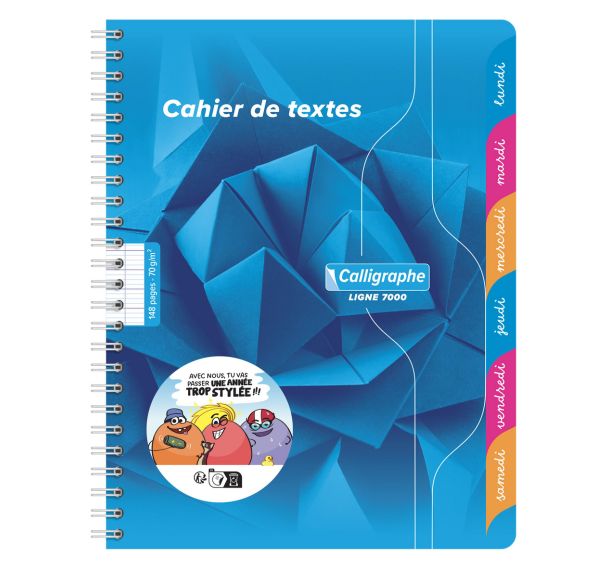 7000, Textes reliure intégrale 17x22 148p séyès 70g