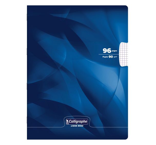 8000 PELLICULE, Cahier piqué 24x32 96p Q.5x5 90g