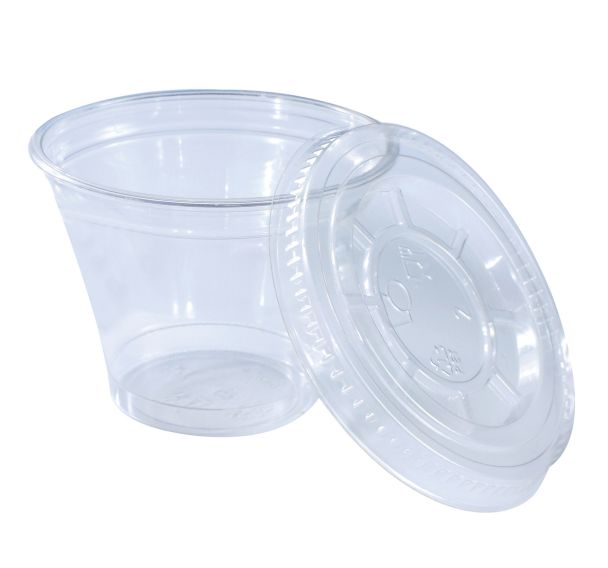 800 Pot évasé 26 cl transparent diamètre 95mm