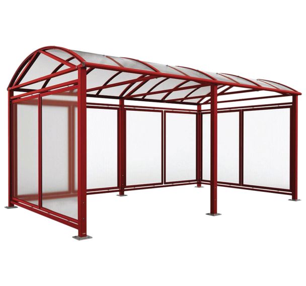 Abri vélos Voûte L initial/complém. bardages polycarbonate - Procity