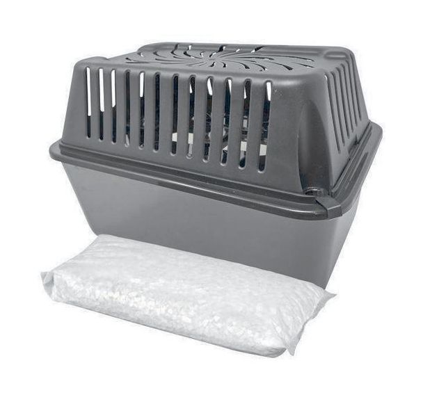 Absorbeur d'humidité méga box avec recharge sachet - 1 kg