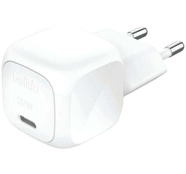 Adaptateur secteur USB C 20W BOOST CHARGE WCA009KQWH Belkin