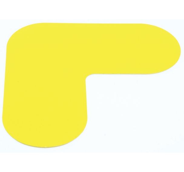 Adhésif PVC de marquage au sol - Angle 180 x 180 mm - Gergosign