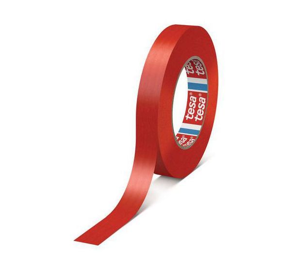 Adhésif de masquage papier crêpé 04328 rouge 50mx19mm