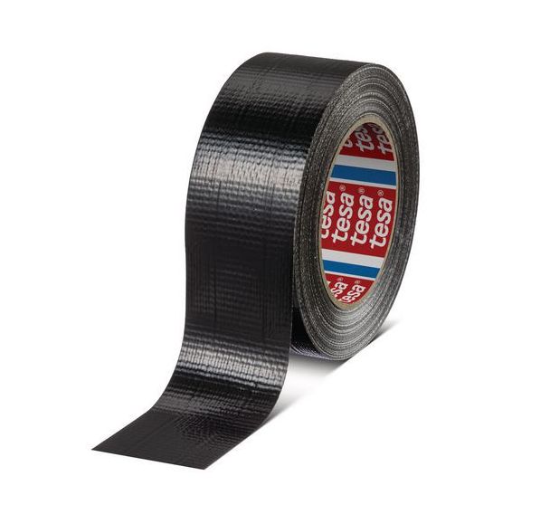 Adhésif toile américaine de réparation 4615 - Noir - 50m