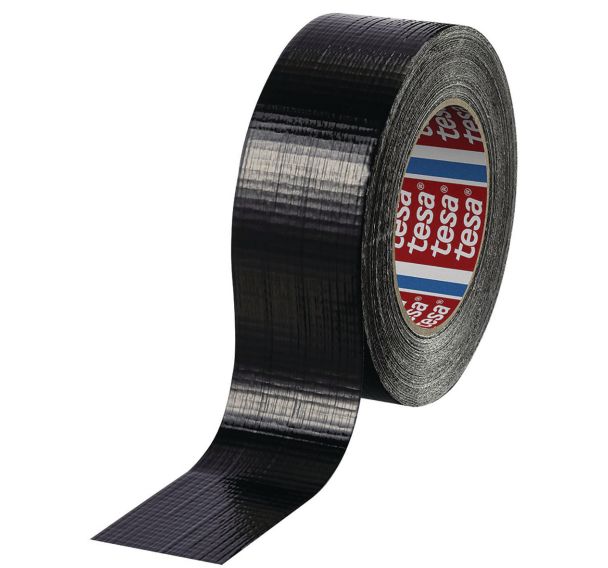 Adhésif toile américaine économique 4613 - Noir - 50 m x 48 mm - tesa