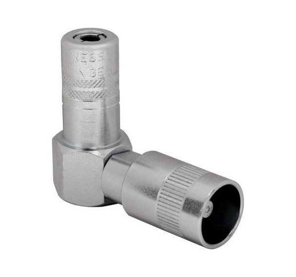 Agrafe hydraulique coudée avec raccord rapide - Pressol