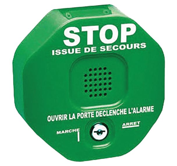 Alarme autonome pour sortie de secours