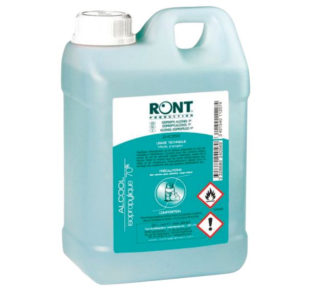 Alcool isopropylique à 70% en bidon - Ront