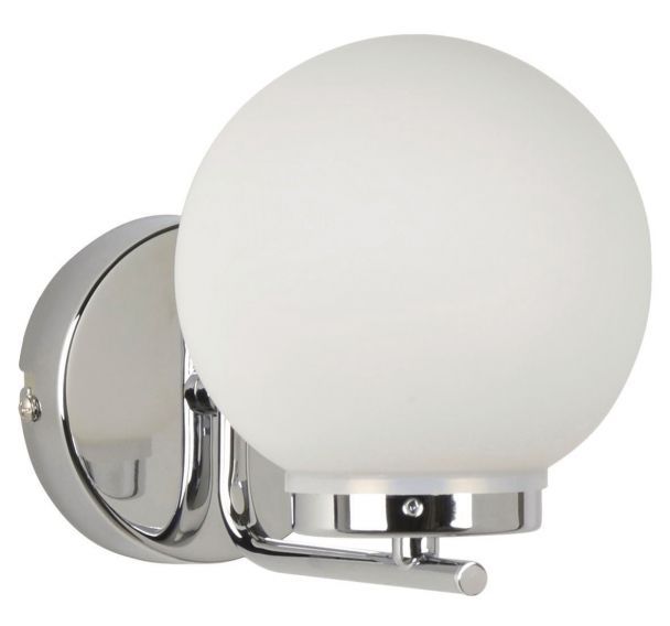 Applique 1 lumière base ronde en métal - Corep