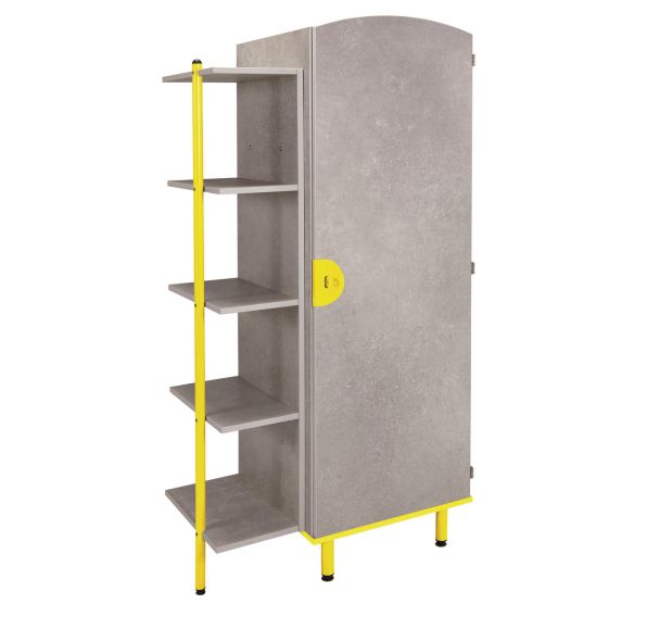 Armoire 1 porte + étagère hébergement Alba - Rodet