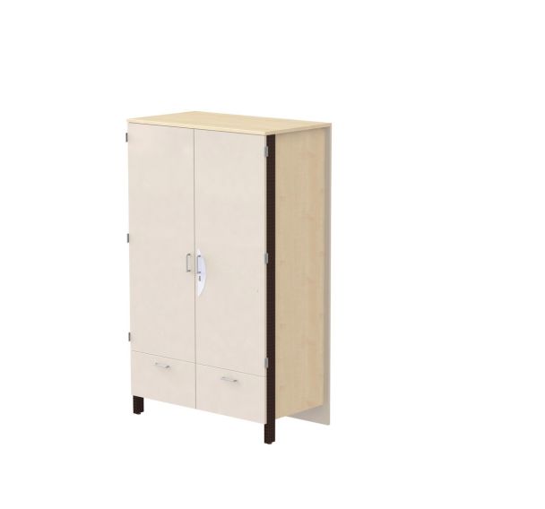 Armoire 2 Portes 2 Tiroirs Nova - Manutan Expert