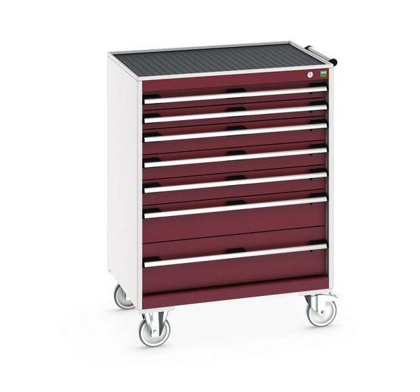 Armoire 7 tiroirs Cubio roulante - Bott
