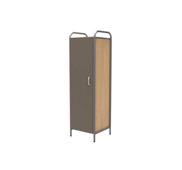 Armoire Thélia structure métal serrure à moraillon