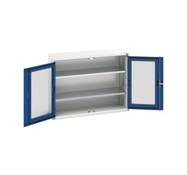 Armoire Verso Portes Transparentes Avec 2 Tablettes 1050x350x800_Bott