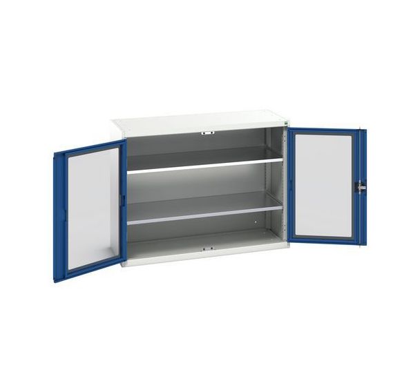 Armoire Verso Portes Transparentes Avec 2 Tablettes 1300x550x1000_Bott